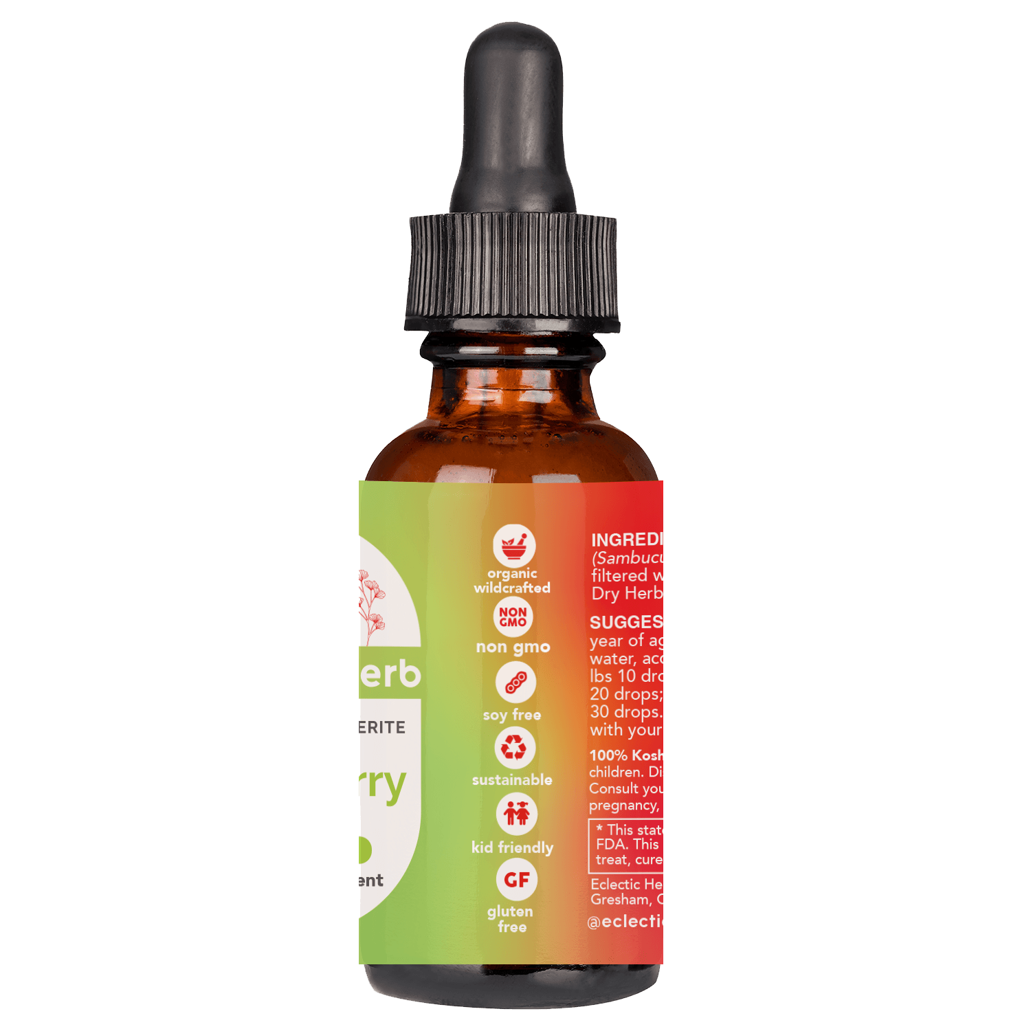 ELDERBERRY W/ VITAMIN C LIQUID - Tree Spirit Wellness
