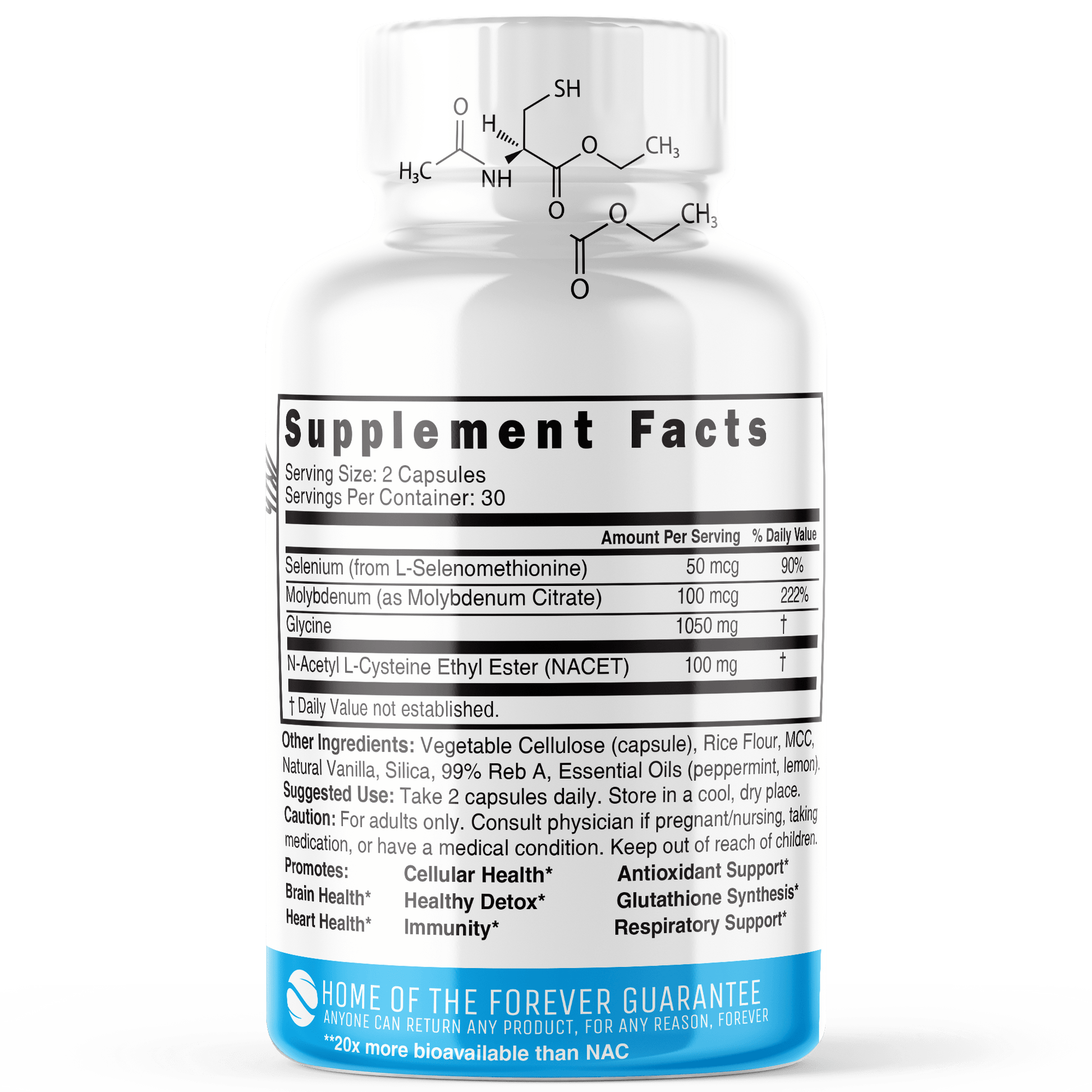 GlyNAC-ET 100mg - 60ct - Tree Spirit Wellness