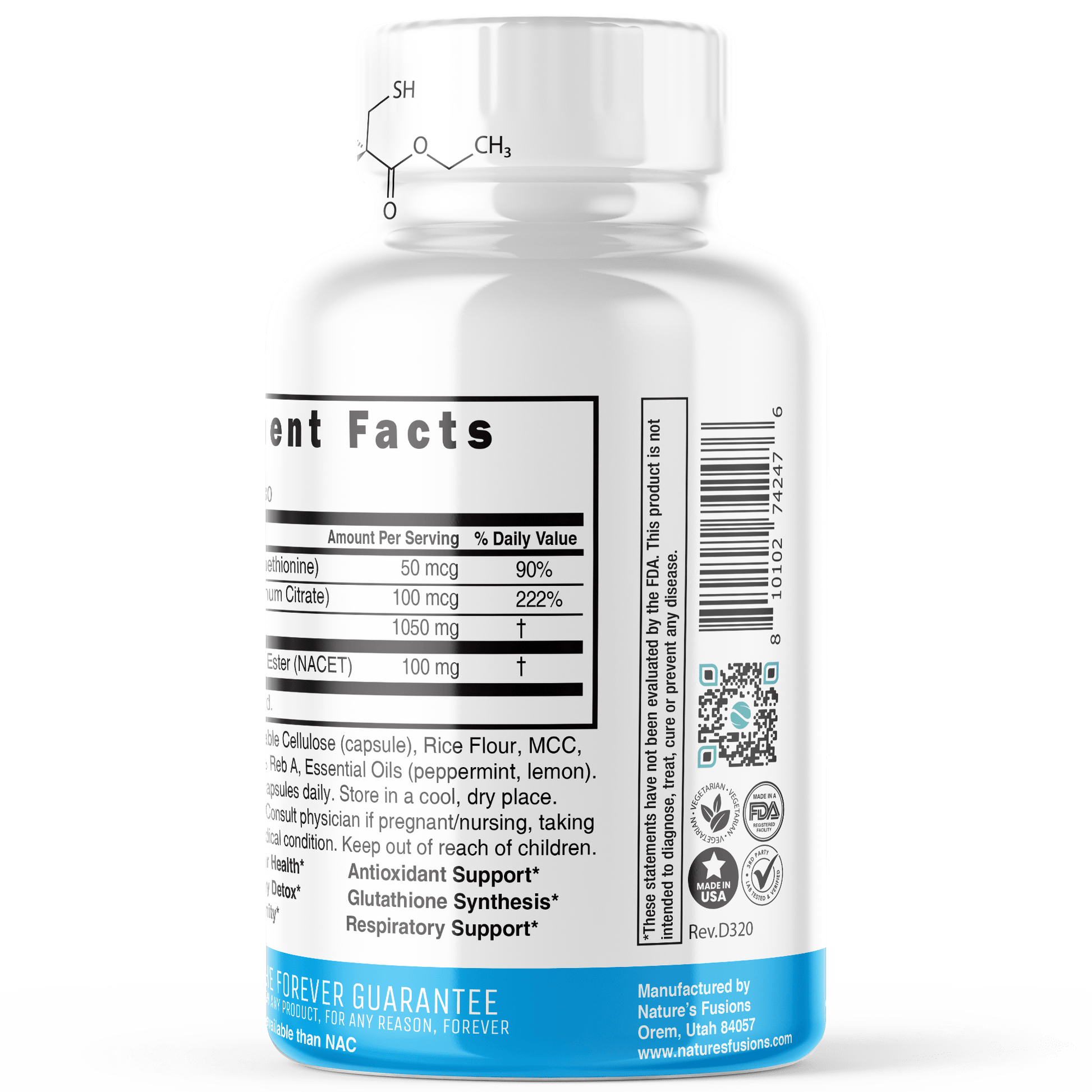 GlyNAC-ET 100mg - 60ct - Tree Spirit Wellness