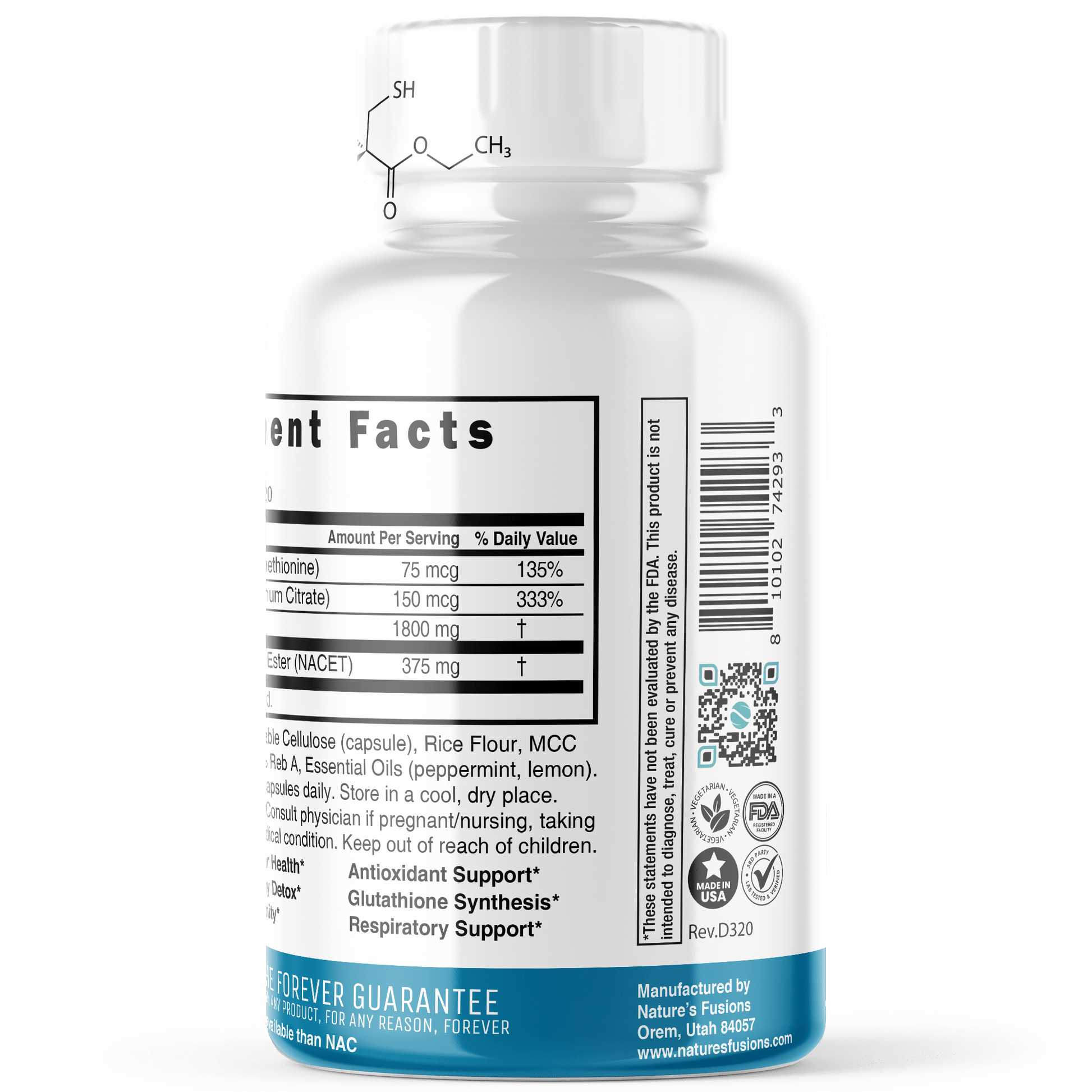 GlyNAC-ET 375mg Extra Strength - 60ct - Tree Spirit Wellness
