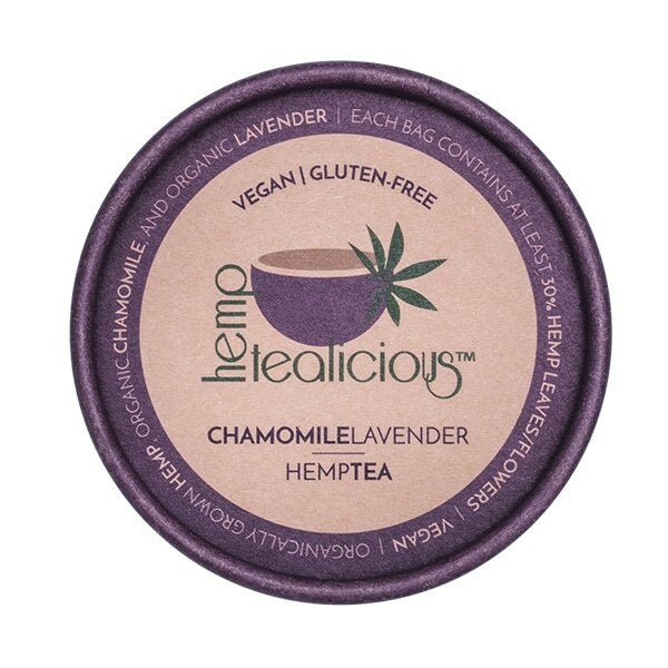 Hemptealicious Chamomile Lavender Hemp Leaf Tea - Tree Spirit Wellness