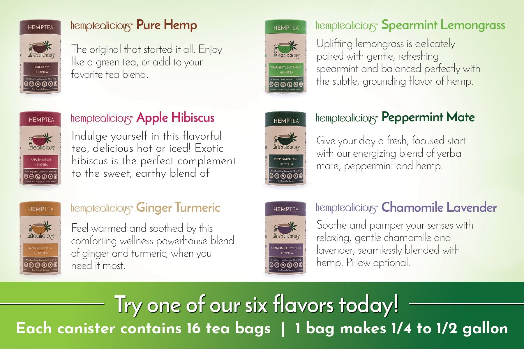 Hemptealicious info card - Tree Spirit Wellness