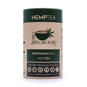 Hemptealicious Peppermint Mate Hemp Leaf Tea - Tree Spirit Wellness