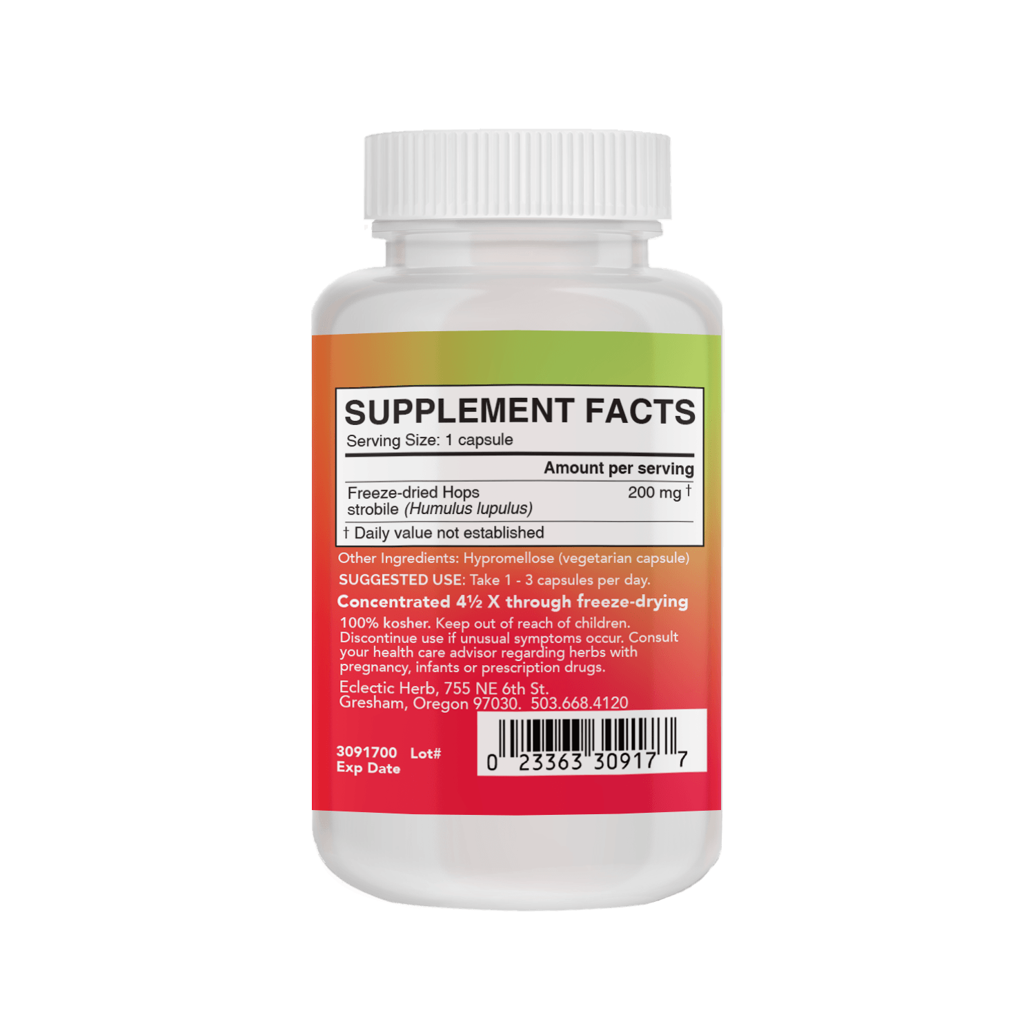 HOPS CAPSULES - Tree Spirit Wellness
