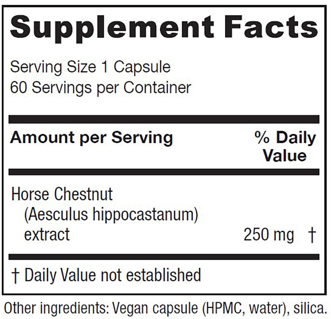 Horse Chestnut – 60 capsules - Tree Spirit Wellness