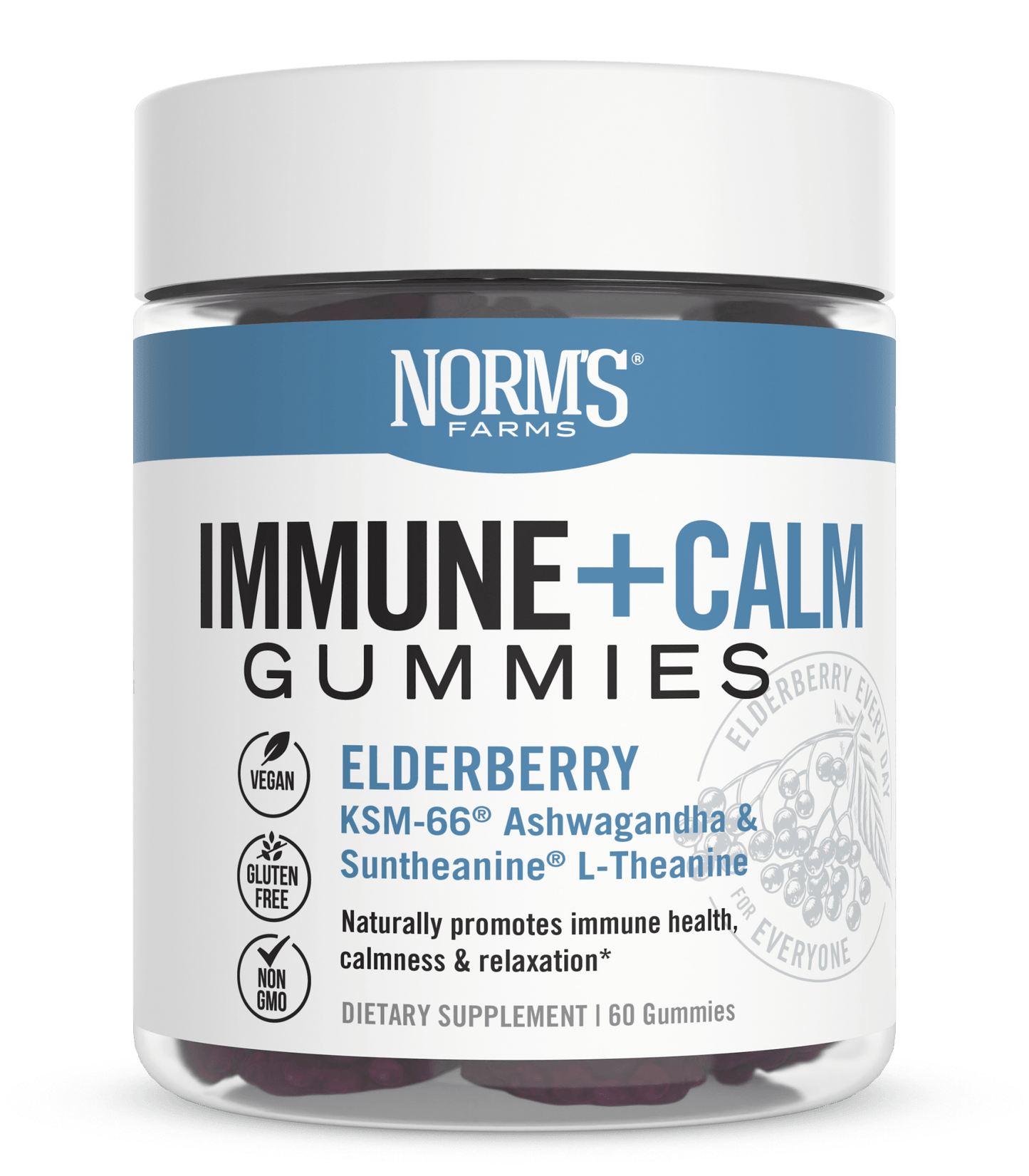 Immune + Calm Gummies - Elderberry & Ashwagandha - Tree Spirit Wellness