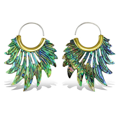 Inakawa Feathers - Abalone Shell - Tree Spirit Wellness