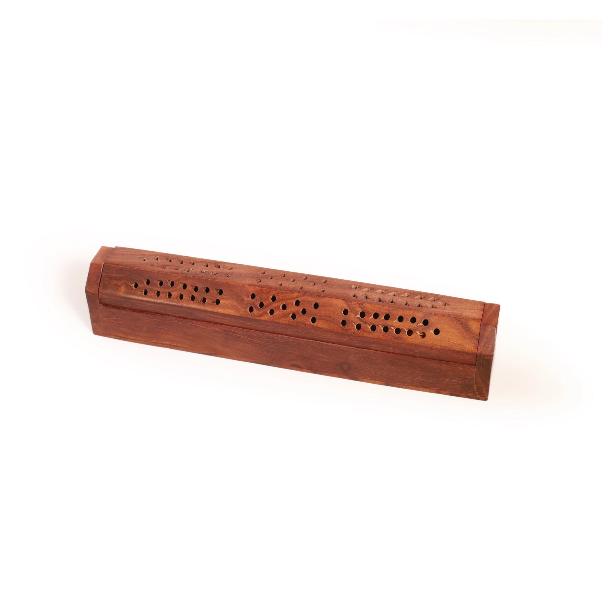 Incense Burner - Wooden Box with Storage - Plenty - Tree Spirit Wellness