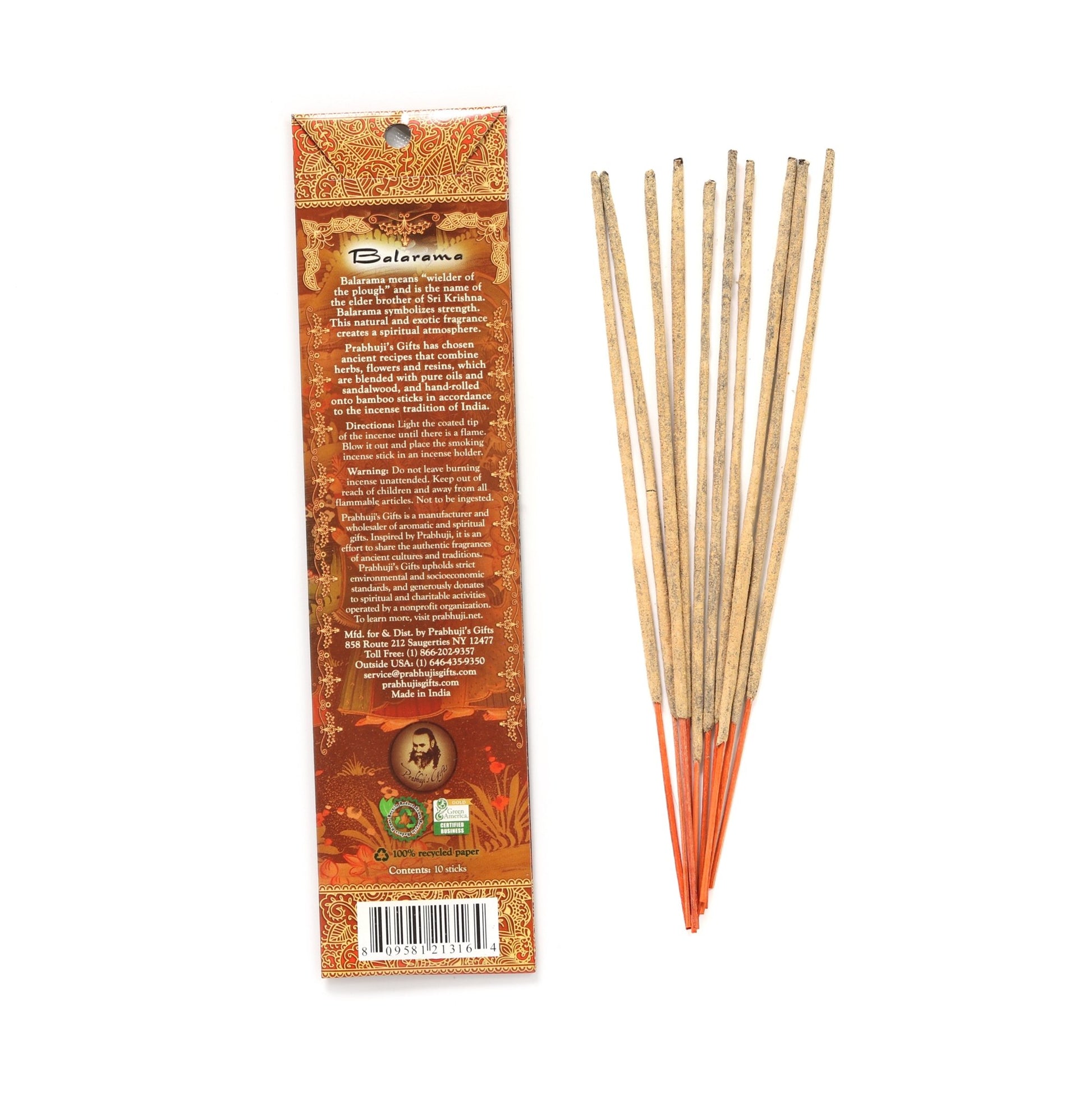 Incense Sticks Balaram - Clove and Lemongrass - Tree Spirit Wellness