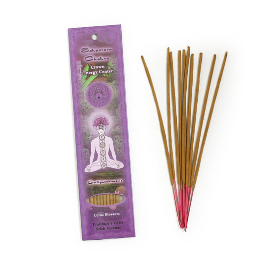 Incense Sticks Crown Chakra Sahasrara - Enlightenment - Tree Spirit Wellness