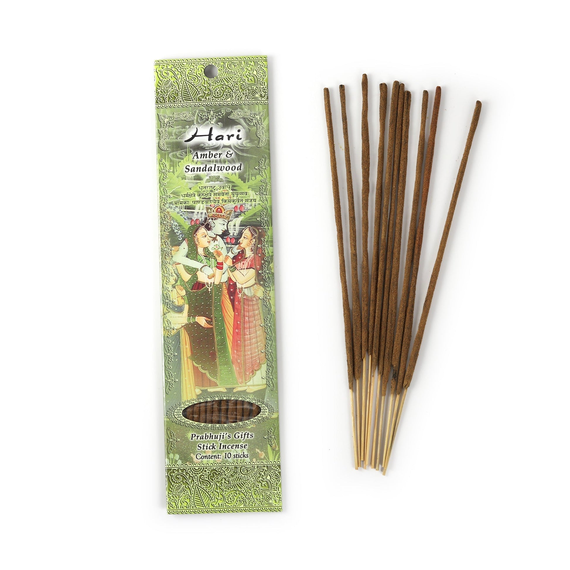 Incense Sticks Hari - Amber and Sandalwood - Tree Spirit Wellness
