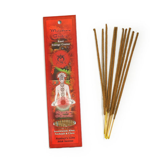 Incense Sticks Root Chakra Muladhara - Grounding and Serenity - Tree Spirit Wellness
