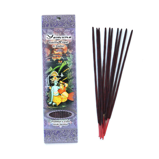 Incense Sticks Yamuna - Vanilla, Copal, and Amber - Tree Spirit Wellness