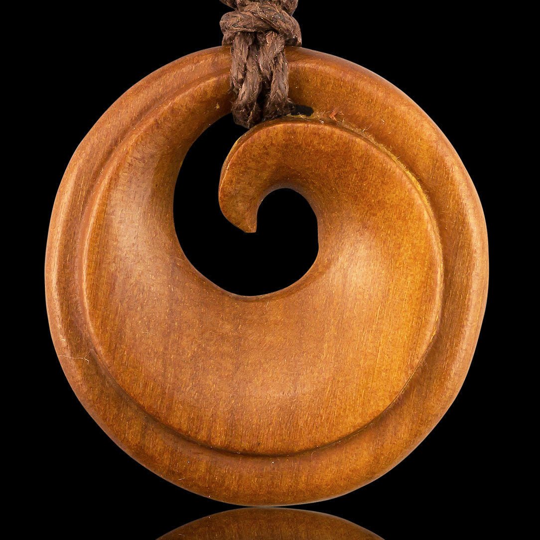 Inner Koru - Tan Sabo Wood - Tree Spirit Wellness
