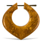 Kadira Hoops - Piassava Palm Nut - Tree Spirit Wellness