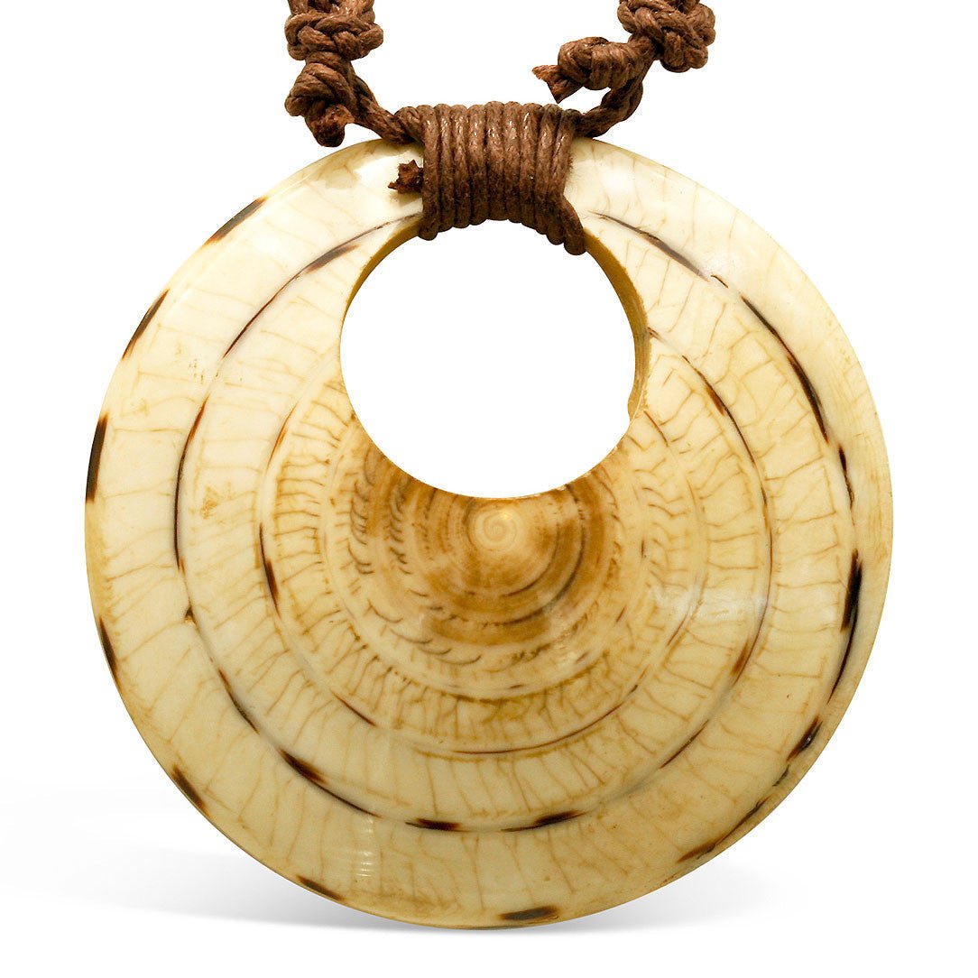 Labyrinth Shell Medallion - Tree Spirit Wellness