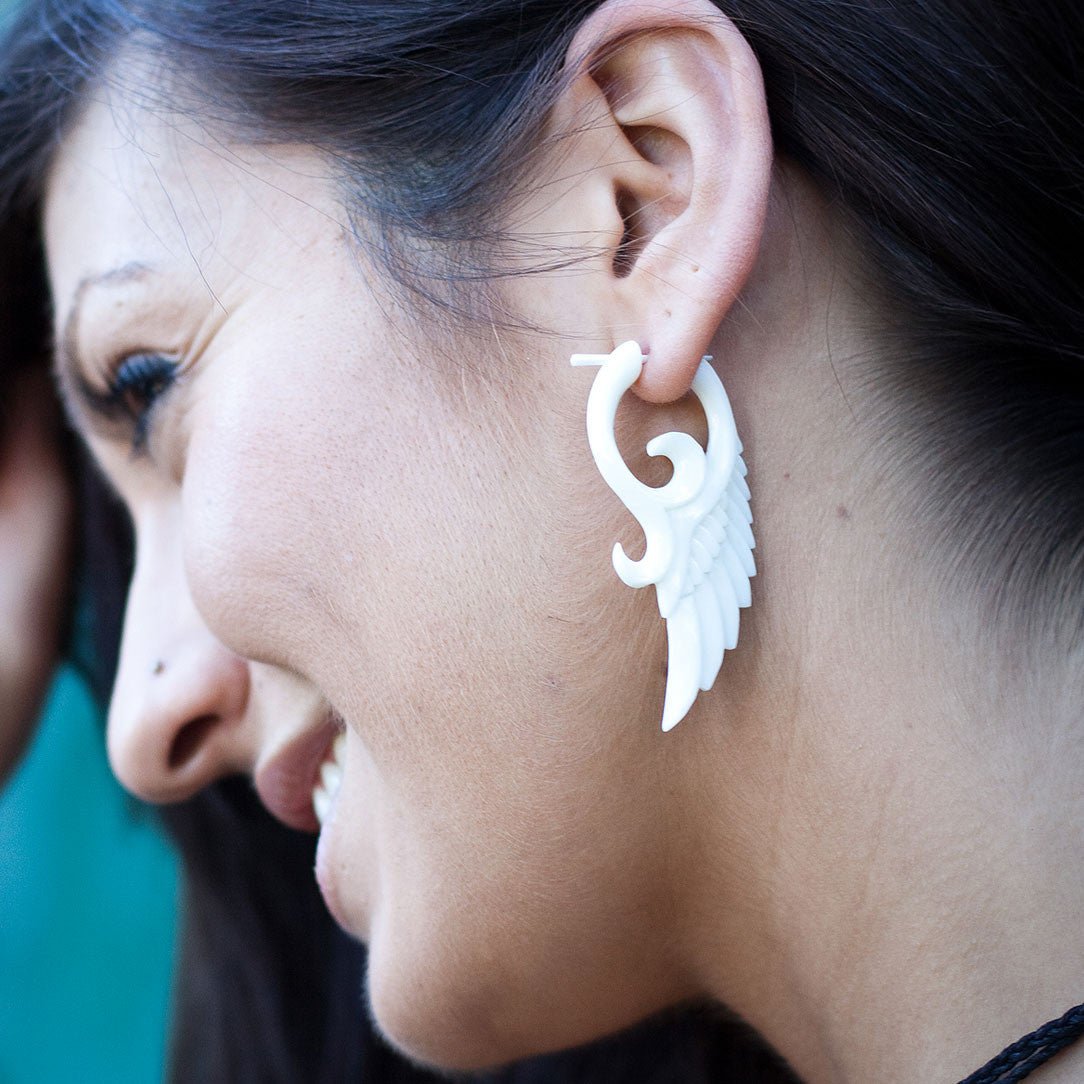 Last Pair! Simana Wings - Bone - Tree Spirit Wellness