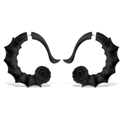 Last Pair! Snail Curls - Wood - Tree Spirit Wellness