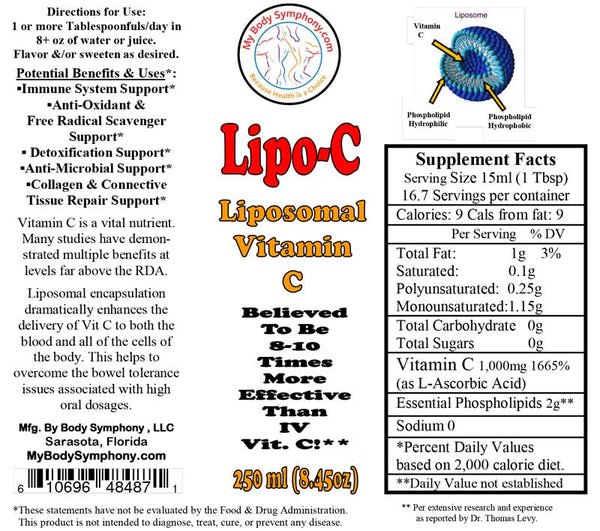 LIPO-C (Phospholipid Liposome-Encapsulated Vitamin C) - Tree Spirit Wellness
