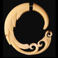 Macaw Hoops - Tagua Nut - Tree Spirit Wellness