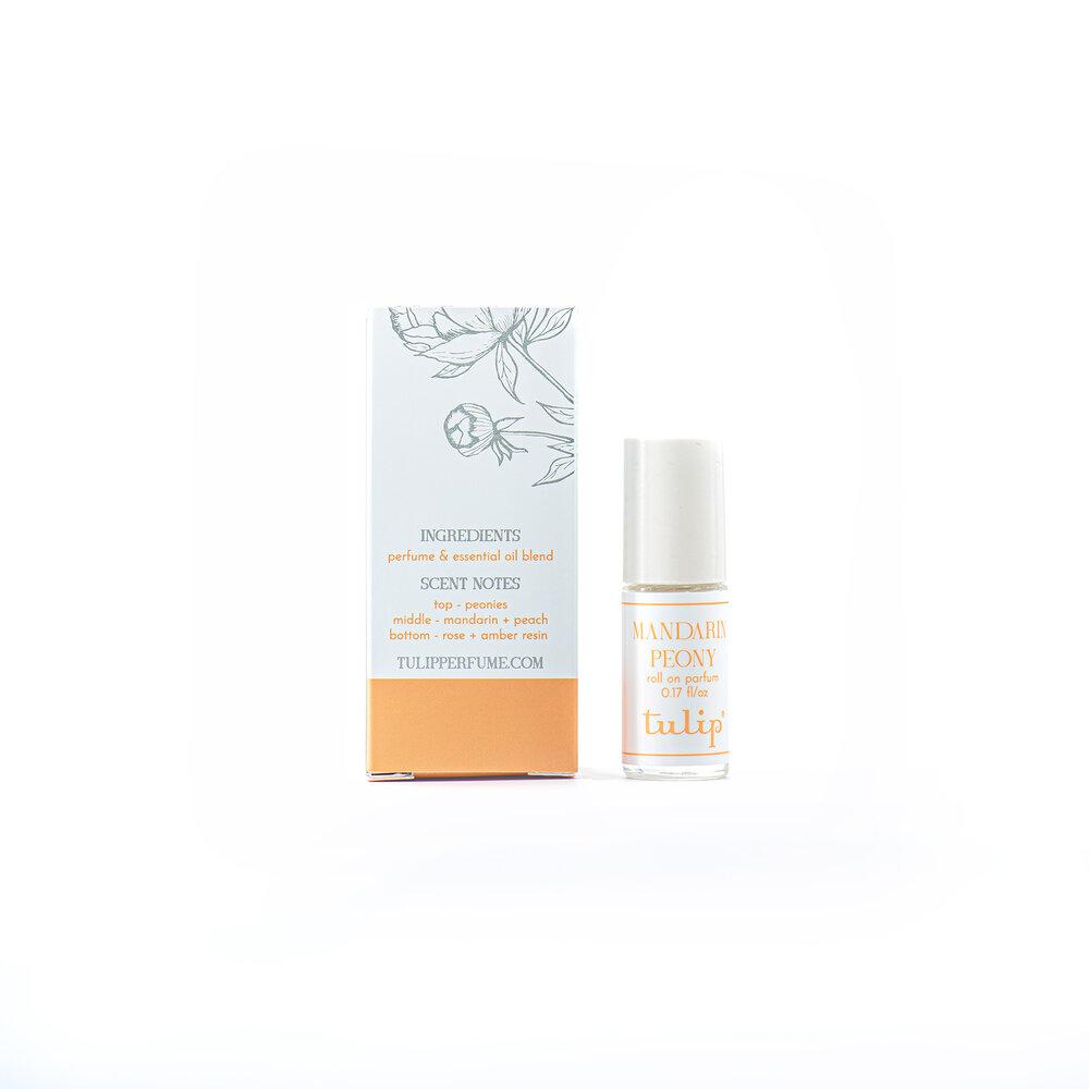 Mandarin Peony Roll On Perfume Oil freeshipping - Tree Spirit Wellness