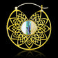 Mixed Shell Flower Hoops - Silver Post - Tree Spirit Wellness