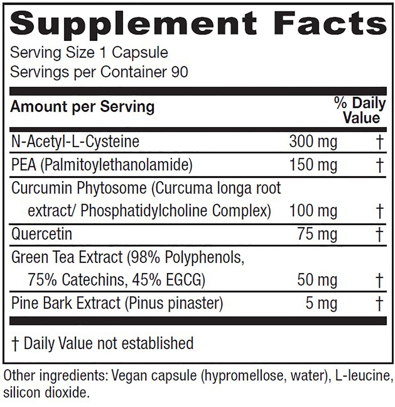 NAC-PEA Extra~ 90 capsules - Tree Spirit Wellness