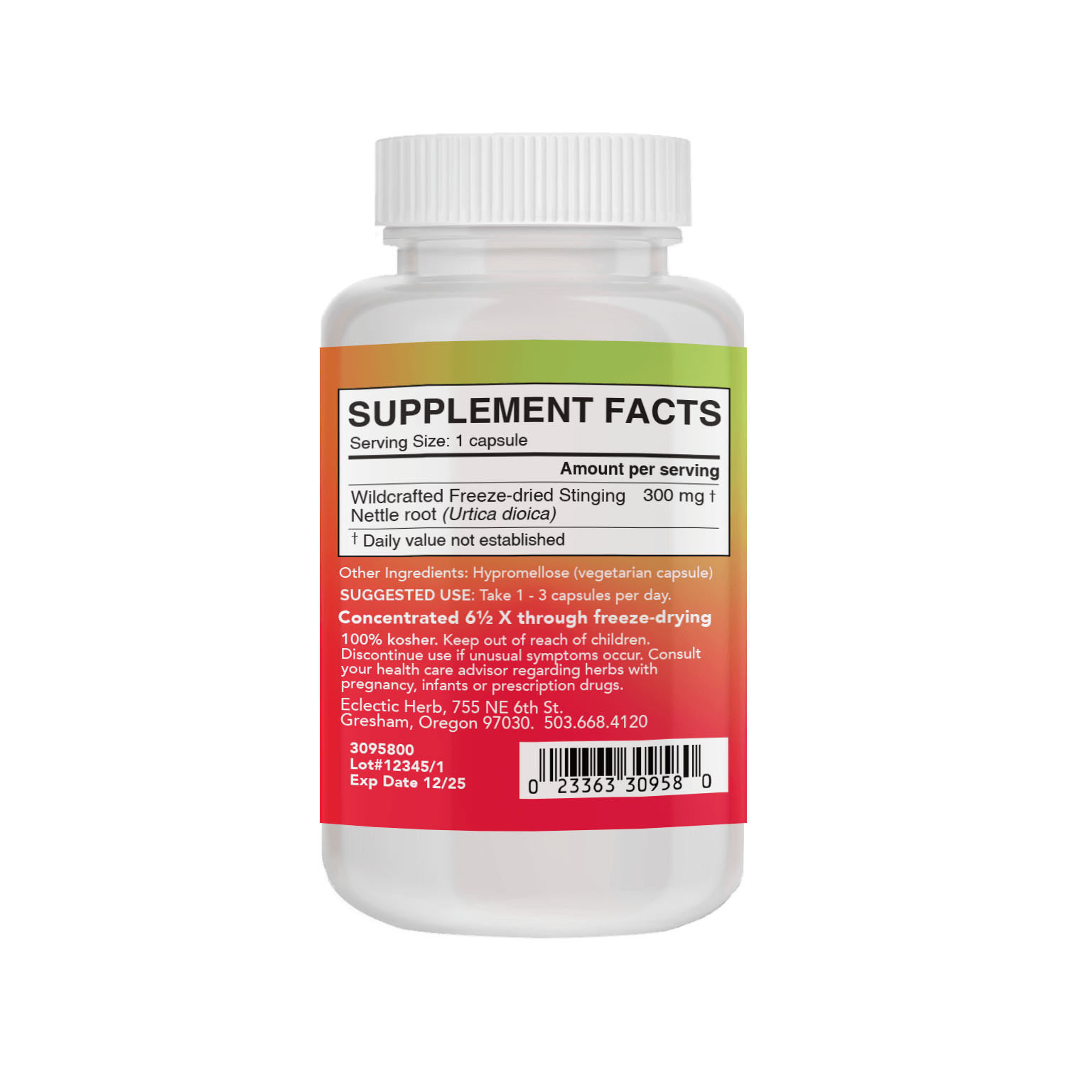 NETTLES ROOT CAPSULES - Tree Spirit Wellness
