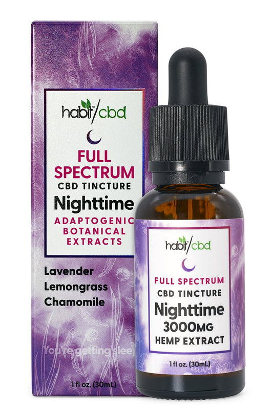 Nighttime Full Spectrum CBD CBN Oil-3000mg - Tree Spirit Wellness