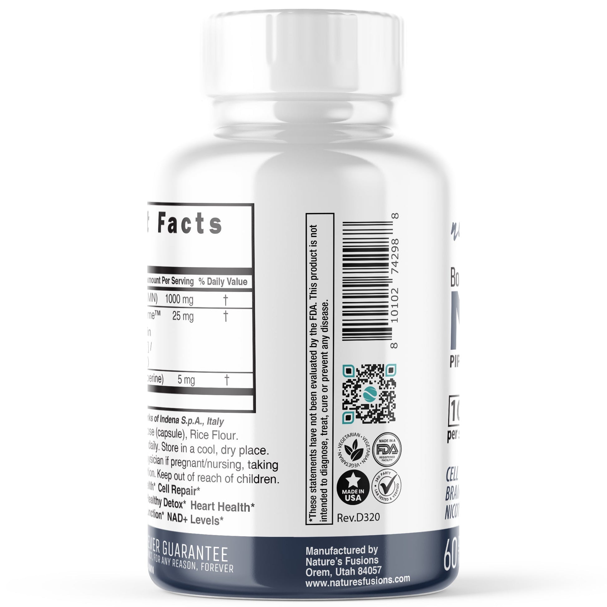 NMN+ 1000 mg (NMN + Quercetin & Piperine) 60ct - Tree Spirit Wellness