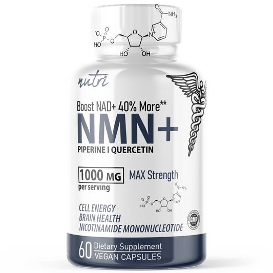 NMN+ 1000 mg (NMN + Quercetin & Piperine) MAX Strength 60 ct. - Tree Spirit Wellness