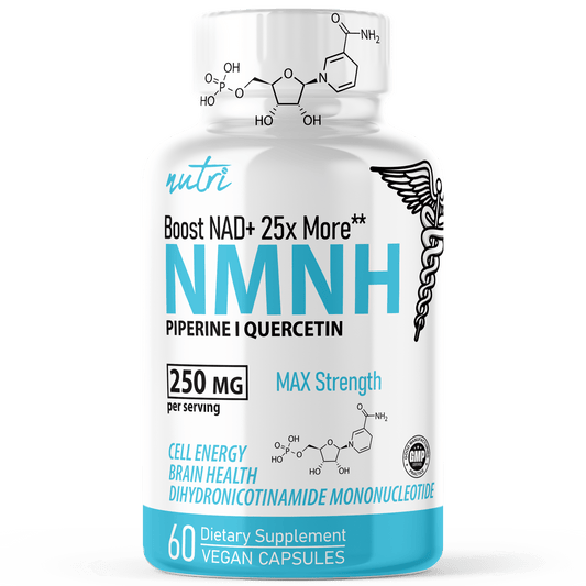 NMNH 250mg (DihydroNMN+ Quercetin & Piperine) MAX Strength 60 ct. - Tree Spirit Wellness