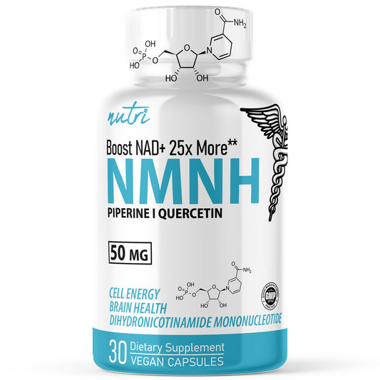 NMNH 50mg (DihydroNMN+ Quercetin & Piperine) 30ct - Tree Spirit Wellness