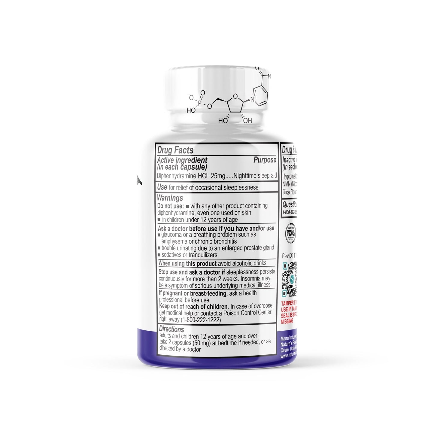 NMNQuil (NMN+Diphenhydramine HCL) 500mg/50mg - Tree Spirit Wellness