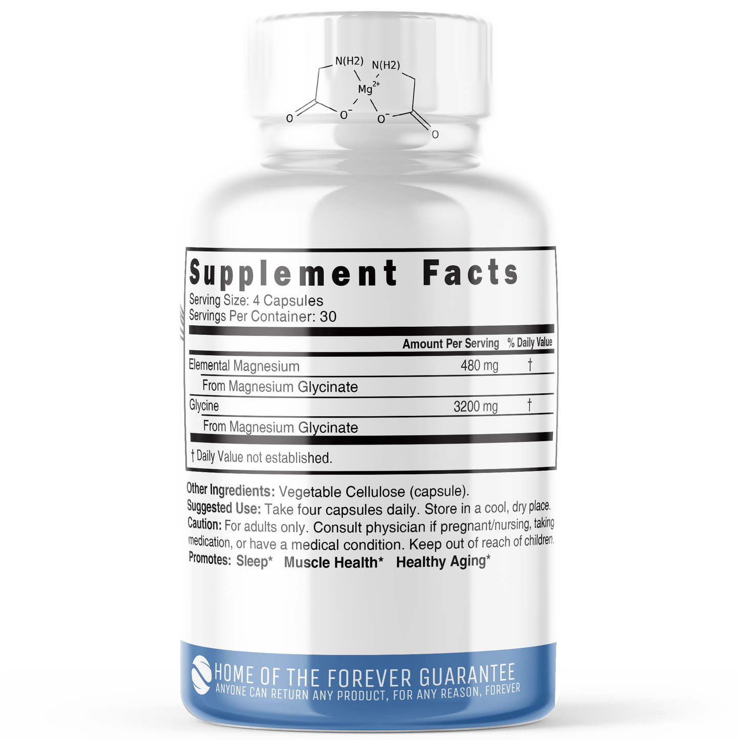 Nutri Magnesium Glycinate 480mg-120ct - Tree Spirit Wellness