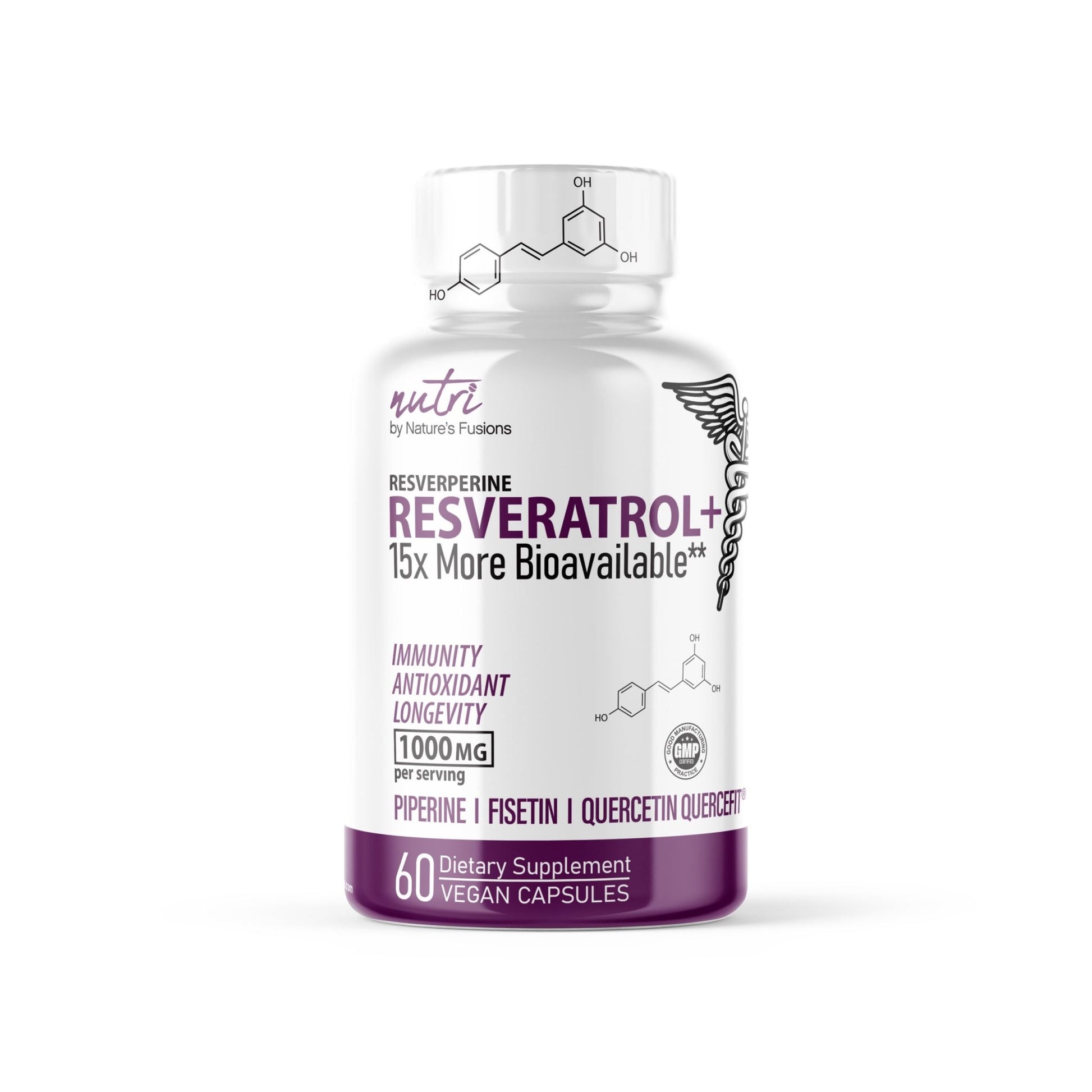 Nutri Resverperine (Trans-Resveratrol with Piperine, Fisetin & Quercetin) 1000mg - Tree Spirit Wellness