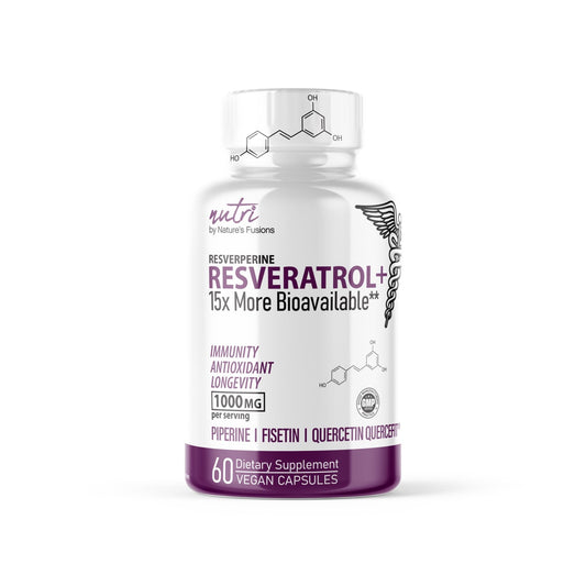 Nutri Resverperine (Trans-Resveratrol with Piperine, Fisetin & Quercetin) 1000mg - Tree Spirit Wellness