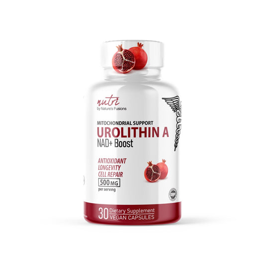 Nutri Urolithin A 500mg - NAD+ Boost, Antioxidant, Cellular Health - 30 Vegan Capsules - Tree Spirit Wellness