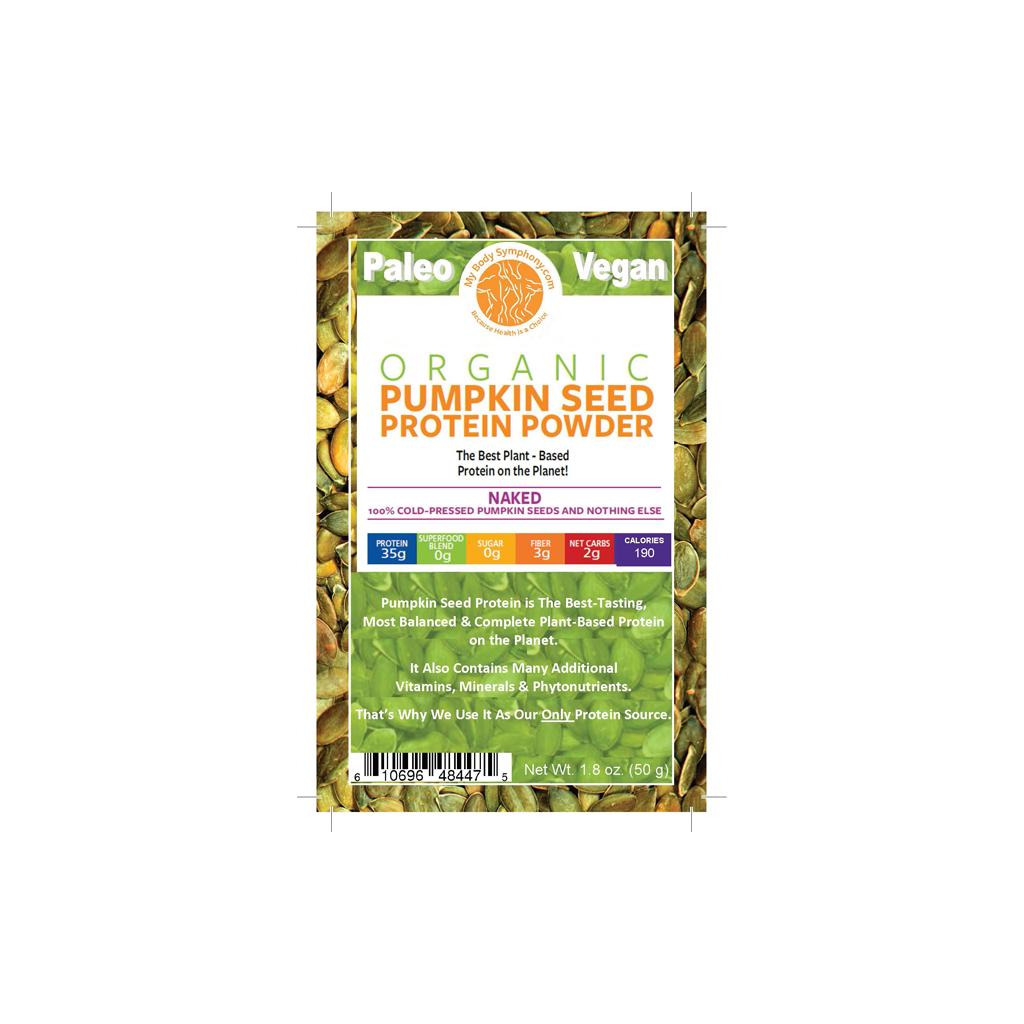 Organic Pumpkin Seed Protein Powder-SS | 10 Single Serving Packets freeshipping - Tree Spirit Wellness