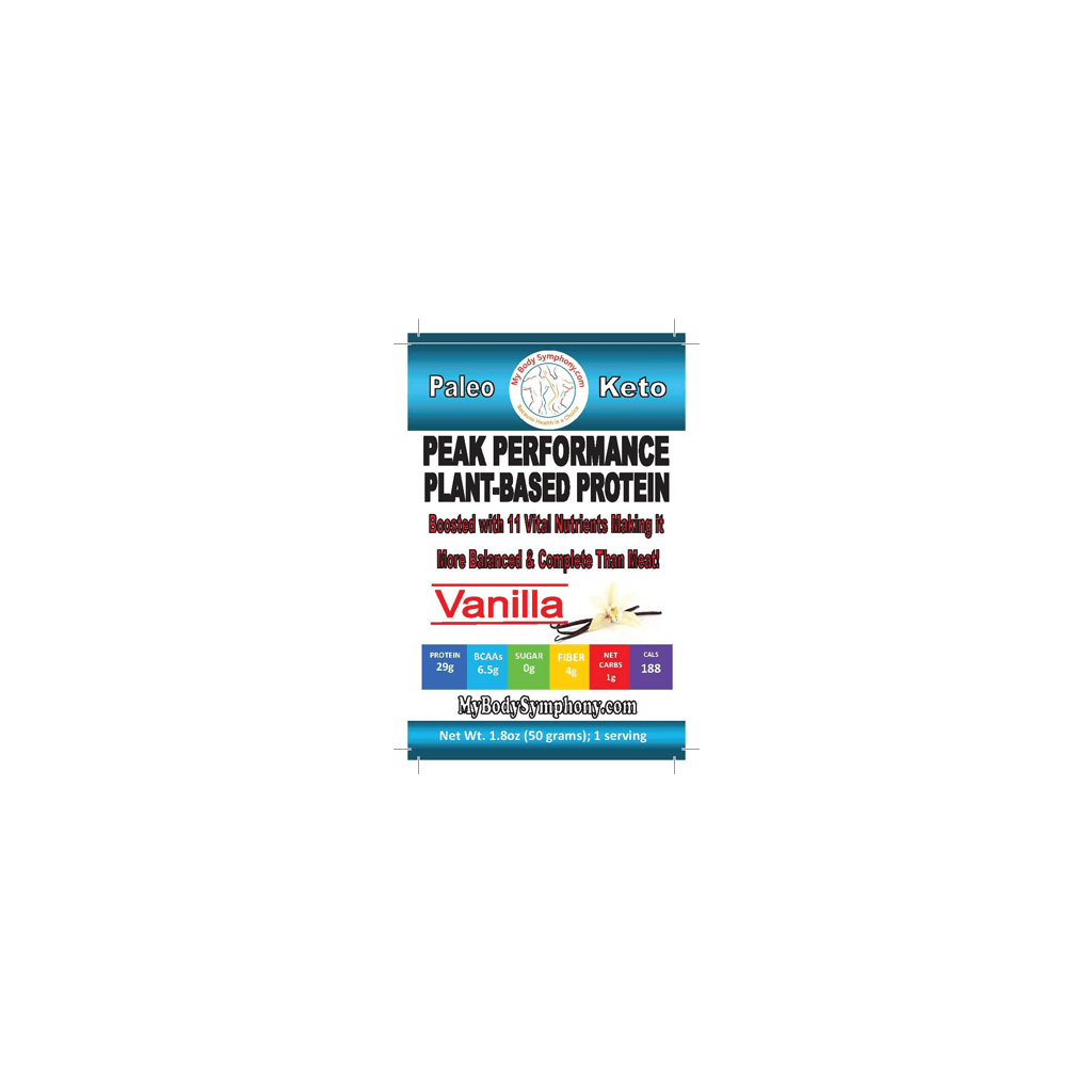 Peak Performance Plant Protein | 10 Single Serving Packets freeshipping - Tree Spirit Wellness