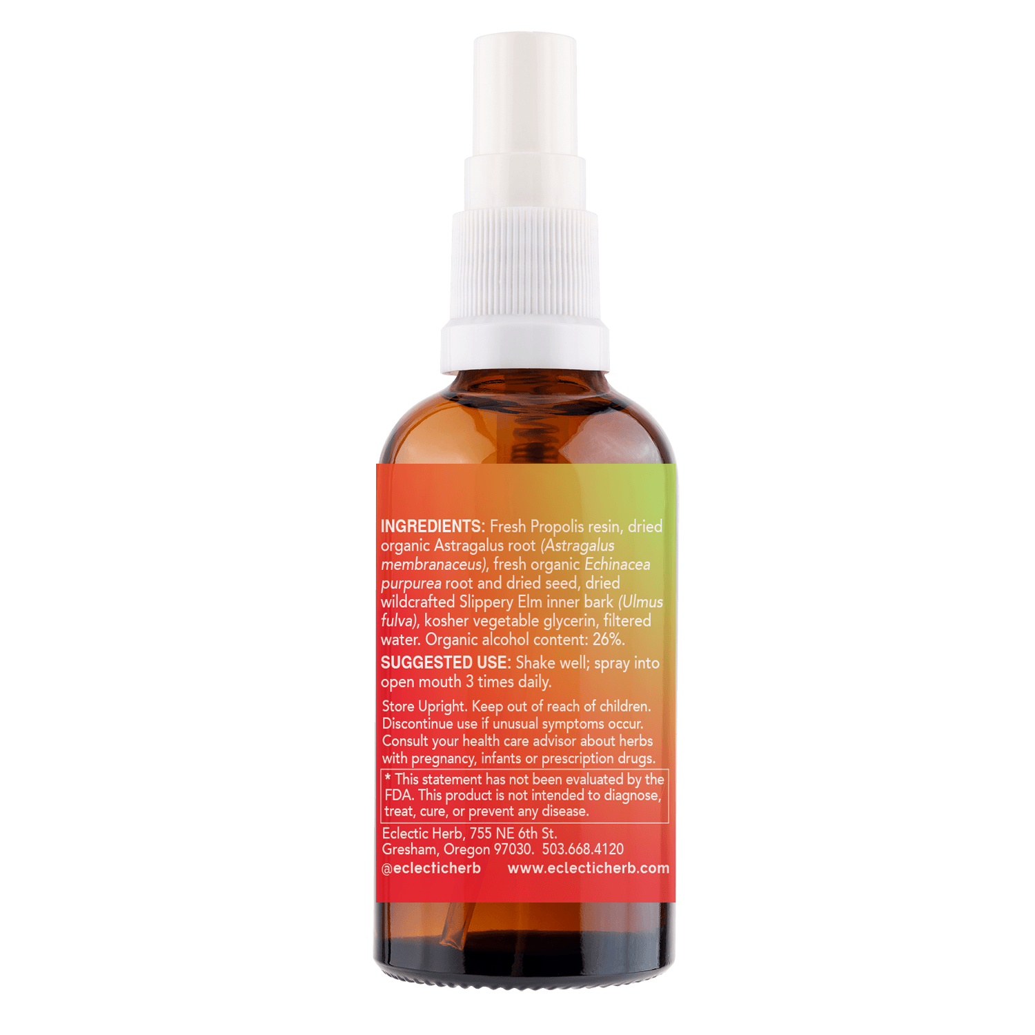 PROPOLIS-ASTRAGALUS SPRAY - Tree Spirit Wellness