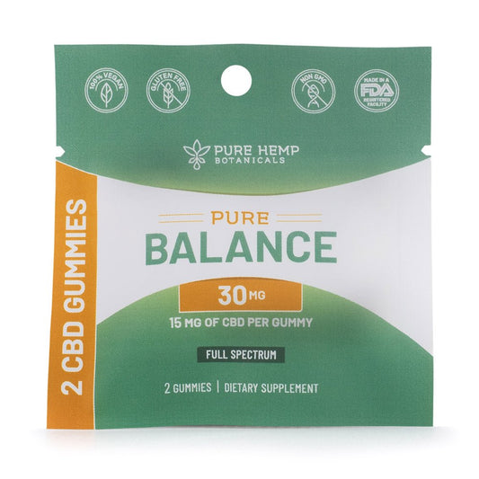 Pure Balance Full Spectrum CBD Gummies Sachet 30mg - Tree Spirit Wellness