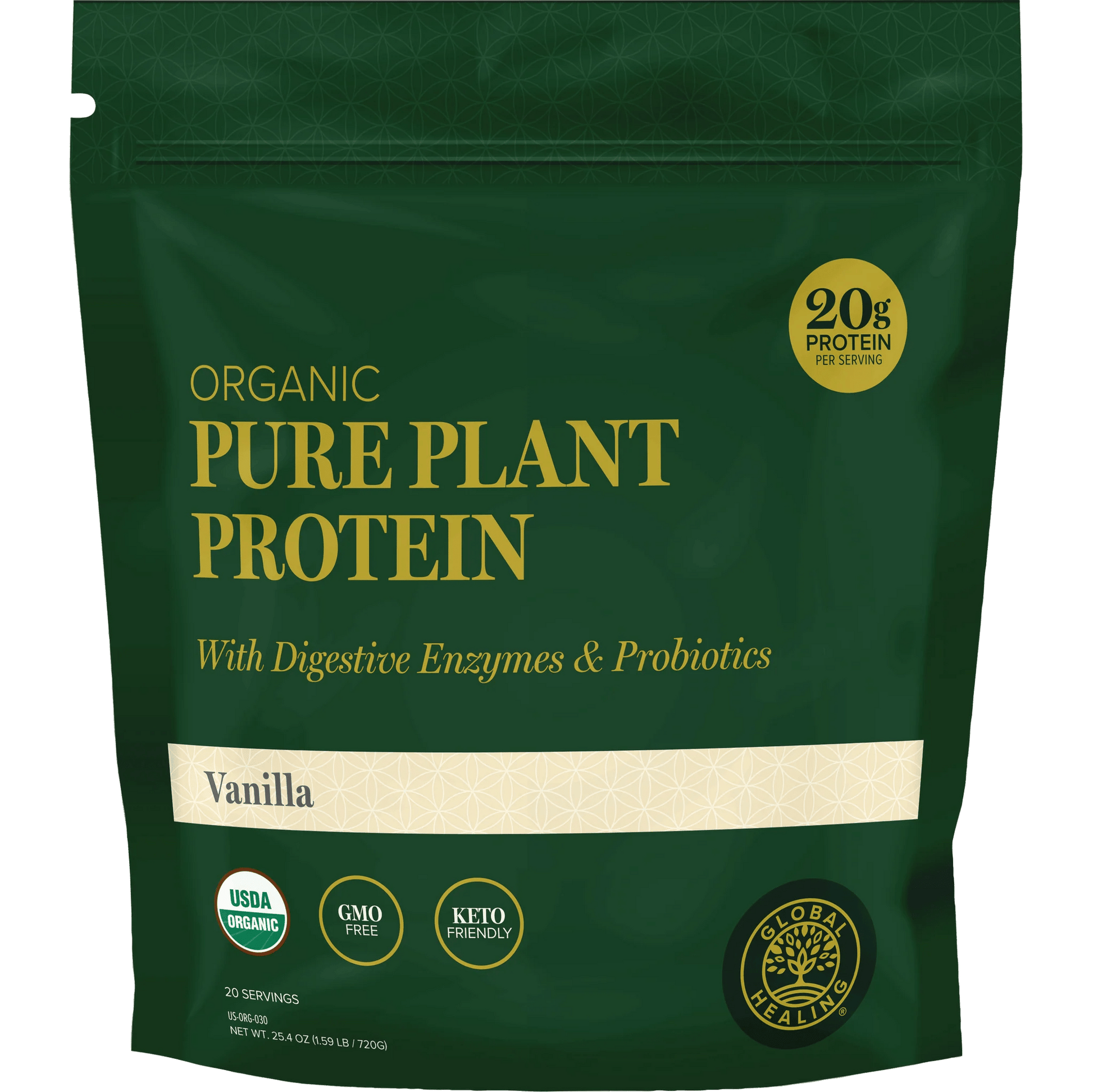 Pure Plant Protein Vanilla - Tree Spirit Wellness