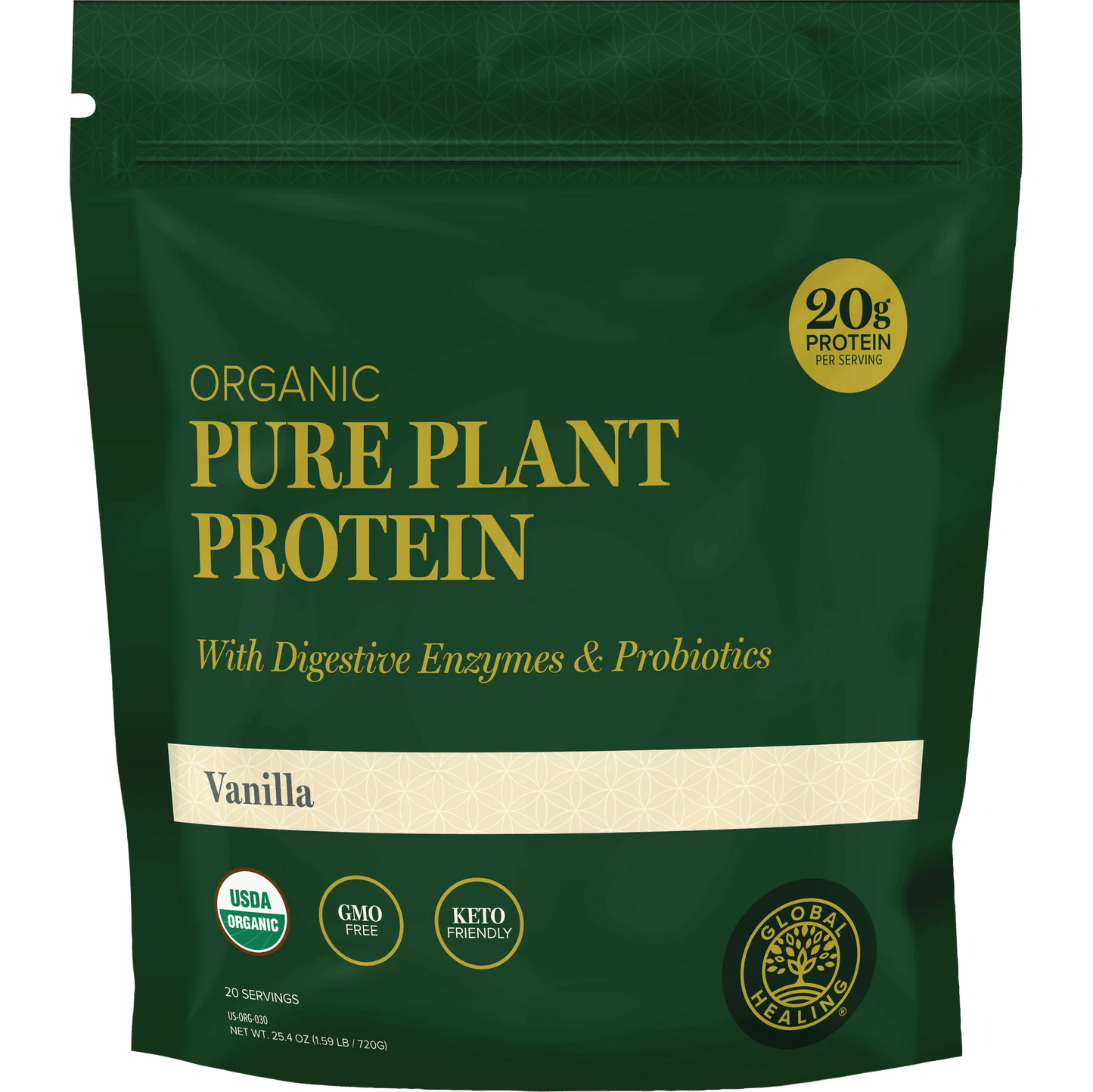 Pure Plant Protein Vanilla - Tree Spirit Wellness