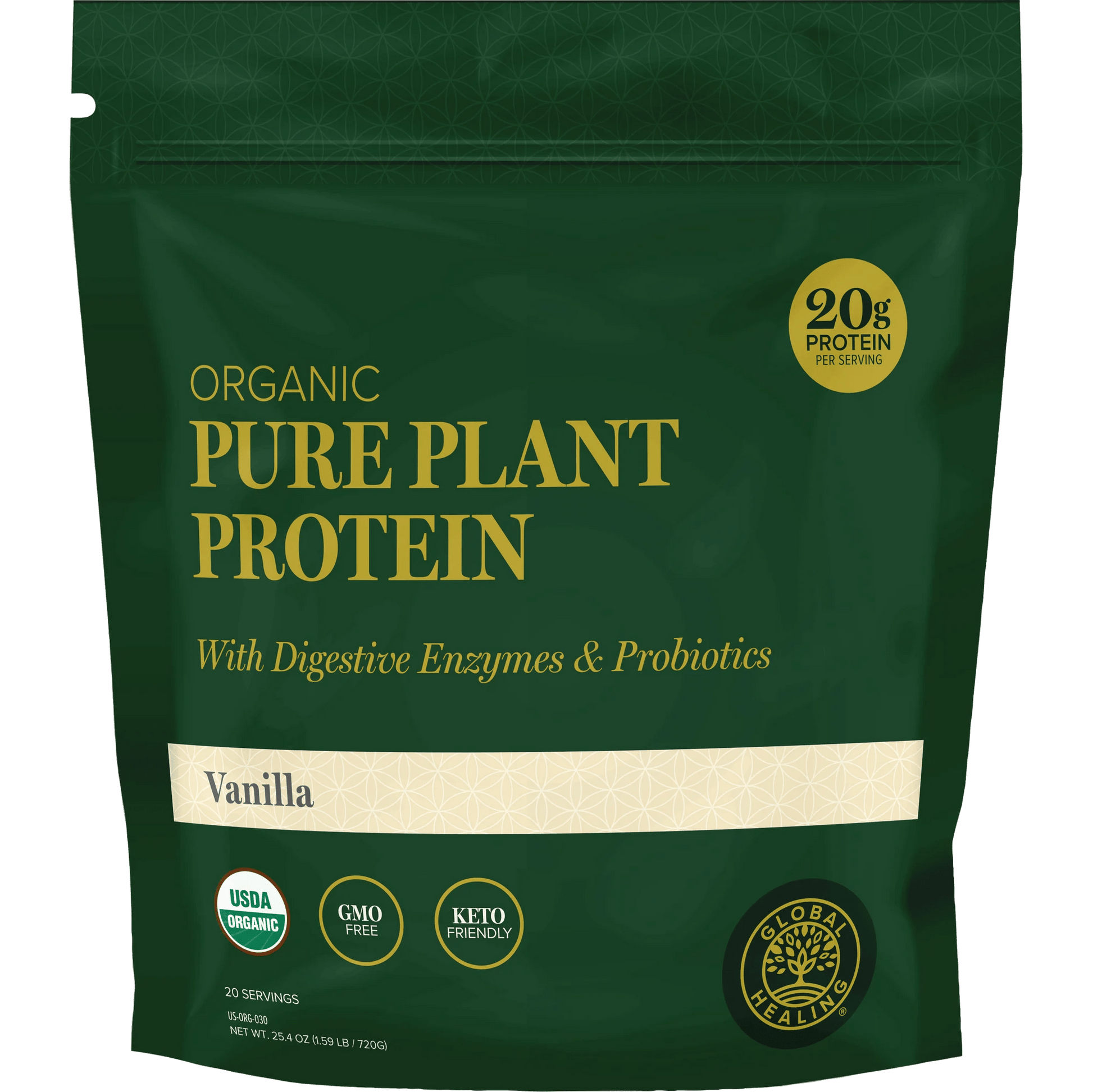 Pure Plant Protein Vanilla - Tree Spirit Wellness