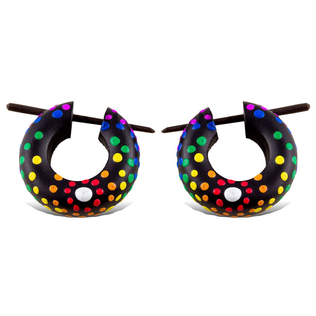 Rainbow Hoops - Wood - Tree Spirit Wellness