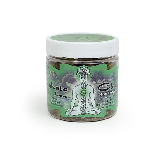 Resin Incense Heart Chakra Anahata - Love and Sensitivity - 2.4oz jar - Tree Spirit Wellness