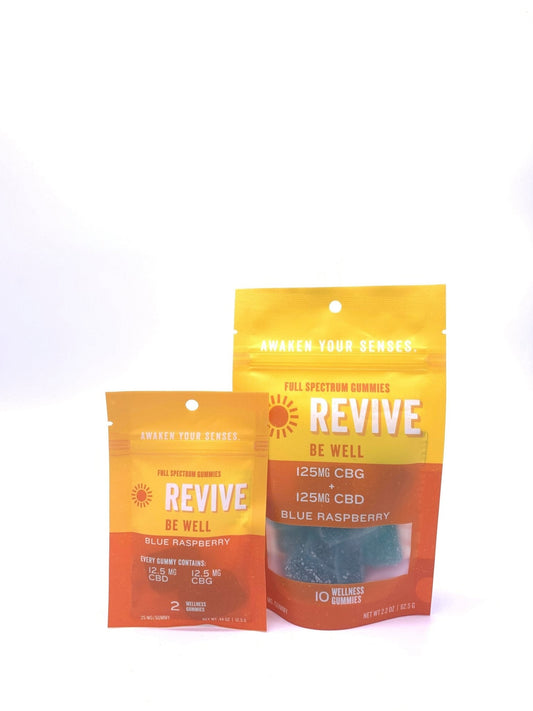 Revive Gummies CBD+CBG 25mg/Gummy - 10 Count - Tree Spirit Wellness