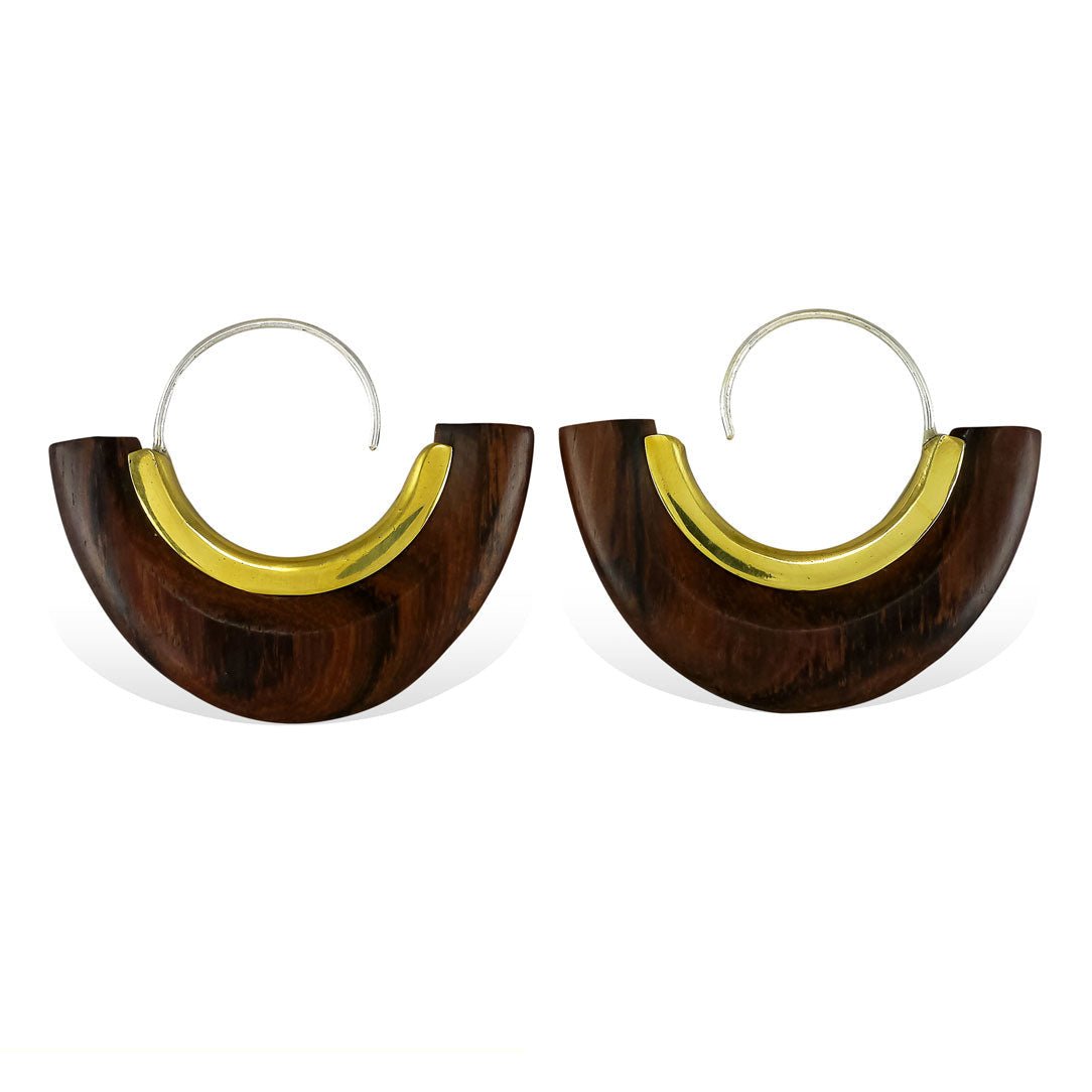 Rio Hoops - Wood - Tree Spirit Wellness