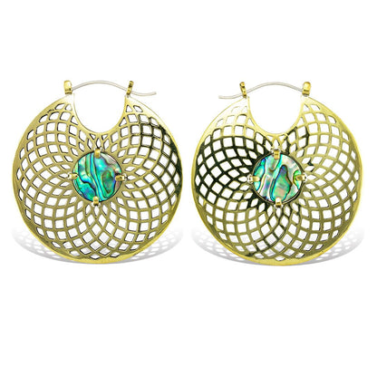 Sanaya Hoops - Silver Post - Tree Spirit Wellness